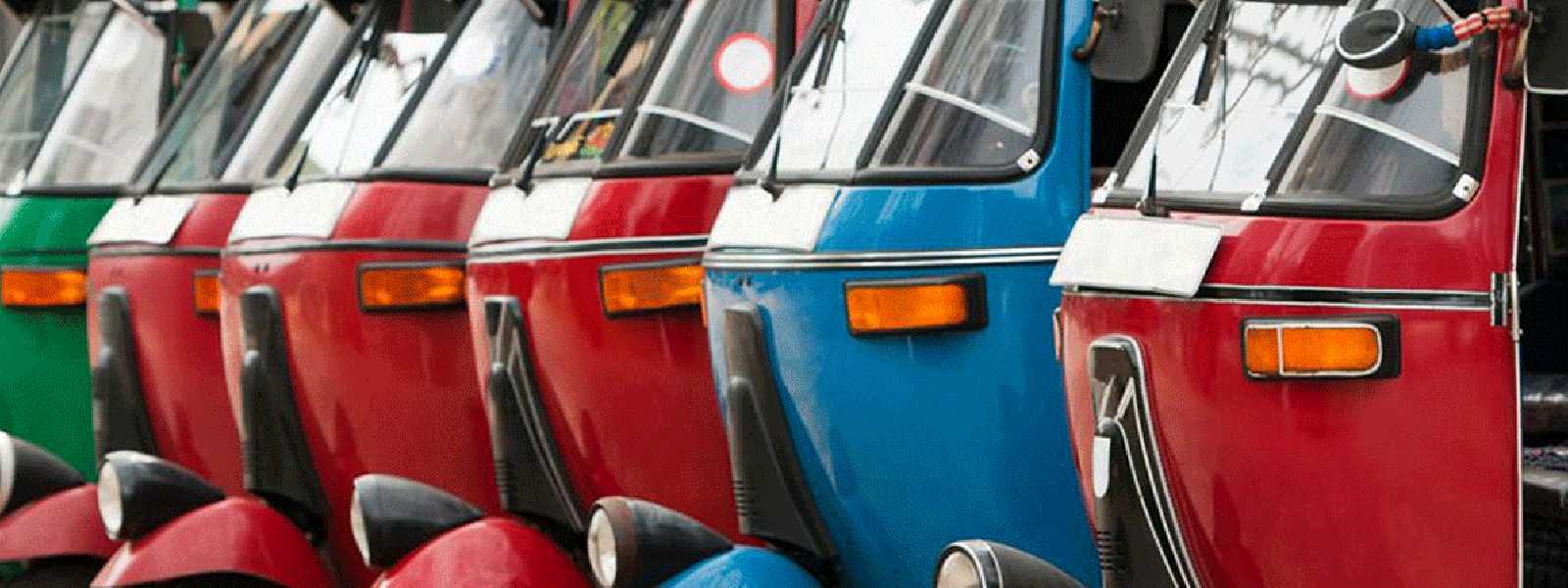 හෙට (24) සිට ත්‍රී රෝද රථ ගාස්තු ඉහළට.